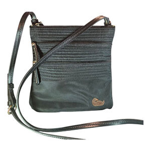 Dooney & Bourke Black Crossbody Bag One Size with Pink Lining